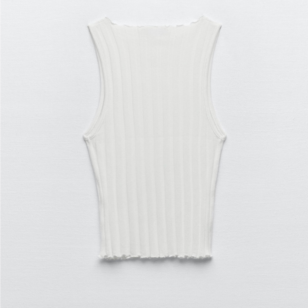 Flash Sale πZara - Ribbed Top - Picture 7 of 9